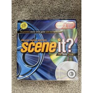 Scene It? Deluxe Movie Edition DVD Trivia Game Tin Box NEW Still Sealed